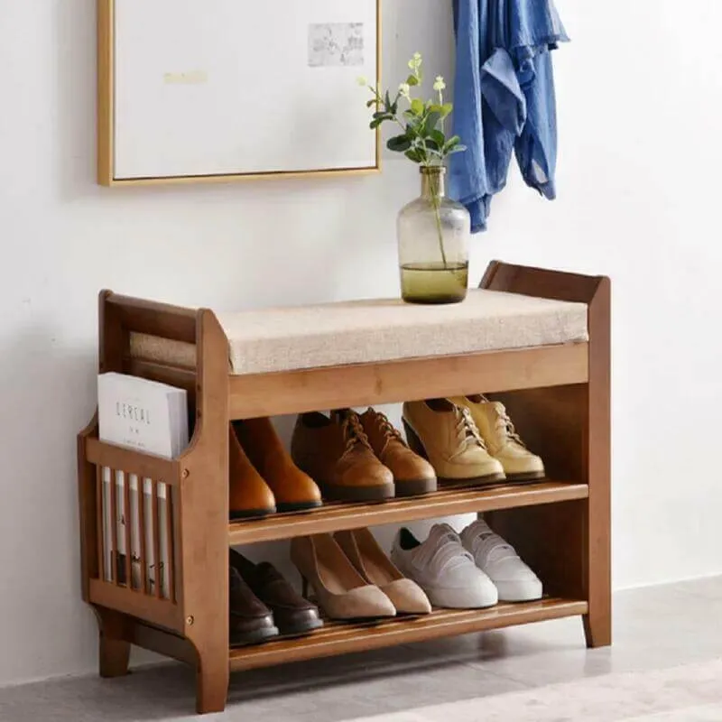 2 Tiers Bamboo Shoe Rack HW105