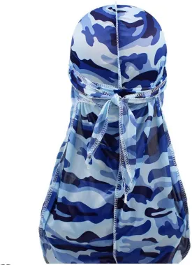 Assorted Paisley Bandana Doo rag Cap Headwraps Men's Women's Silk Durag with Long Tail and Wide Straps for 360 Waves