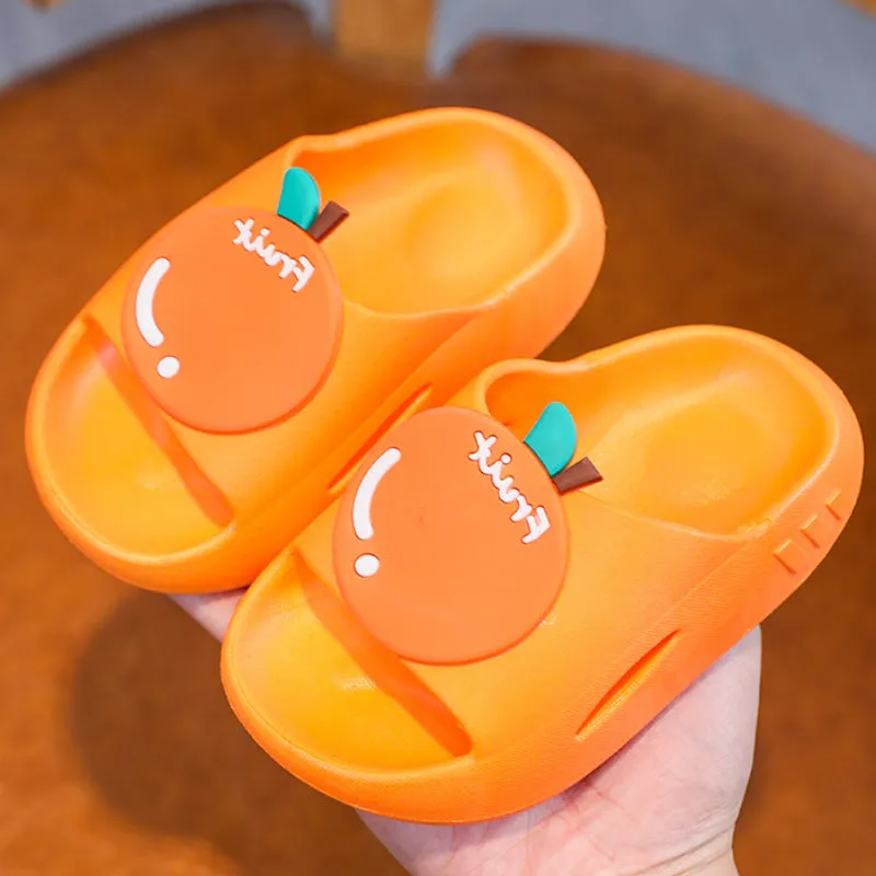 Dunnmall Children's Sandals Female Cartoon Baby Home Cute Non-Slip Children Strawberry Princess Shoes Summer Soft Bottom Boys