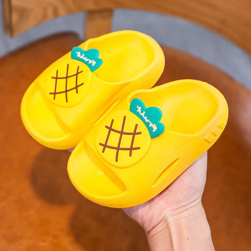Dunnmall Children's Sandals Female Cartoon Baby Home Cute Non-Slip Children Strawberry Princess Shoes Summer Soft Bottom Boys