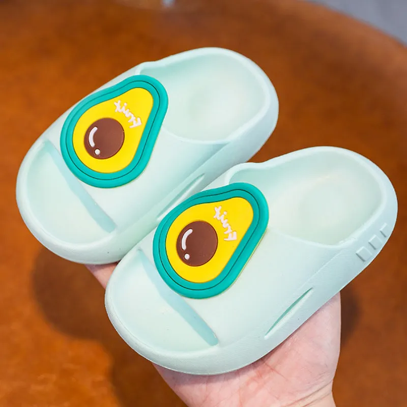 Dunnmall Children's Sandals Female Cartoon Baby Home Cute Non-Slip Children Strawberry Princess Shoes Summer Soft Bottom Boys