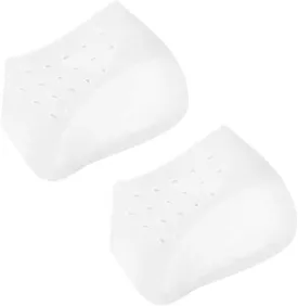 EXCEART Height Increase Insoles Silicone Height Increase Socks for Women Men Invisible Soft Gel Heel Lift Pads Heel Cushion Inserts Taller Height 33-39 5.5cm