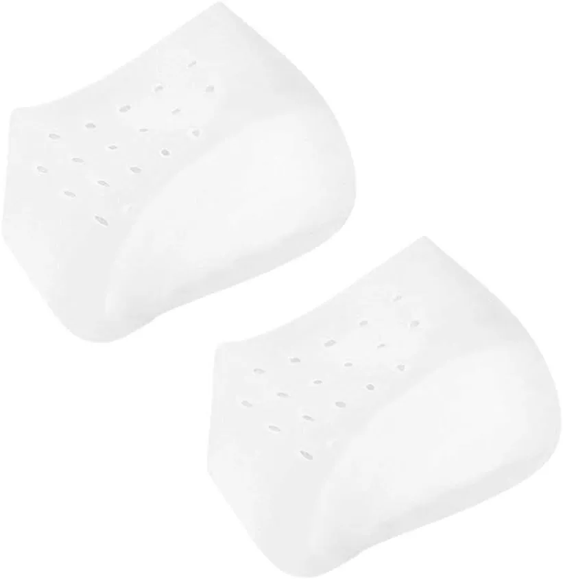 EXCEART Height Increase Insoles Silicone Height Increase Socks for Women Men Invisible Soft Gel Heel Lift Pads Heel Cushion Inserts Taller Height 33-39 5.5cm