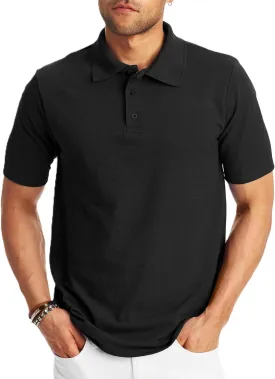 Hanes Men??s X-Temp Short Sleeve Polo Shirt, Midweight Men's Shirt