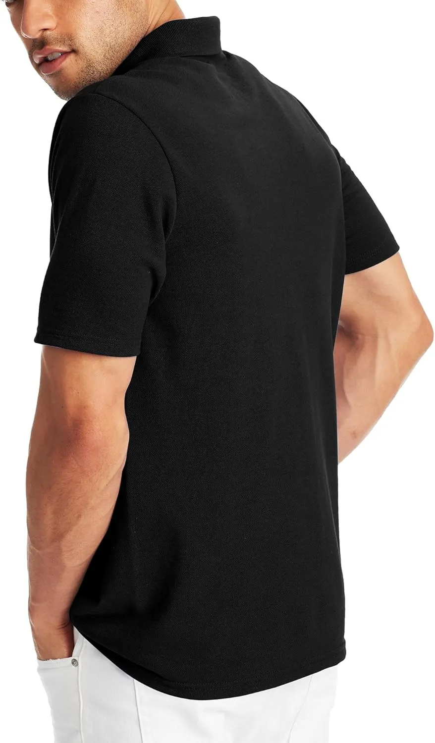 Hanes Men??s X-Temp Short Sleeve Polo Shirt, Midweight Men's Shirt