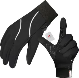 Origem Winter Gloves Men Women, Touch Screen Anti-Slip Warm 3M Thinsulate Running Gloves Lined for Cycling Driving Hiking Walking Gardening