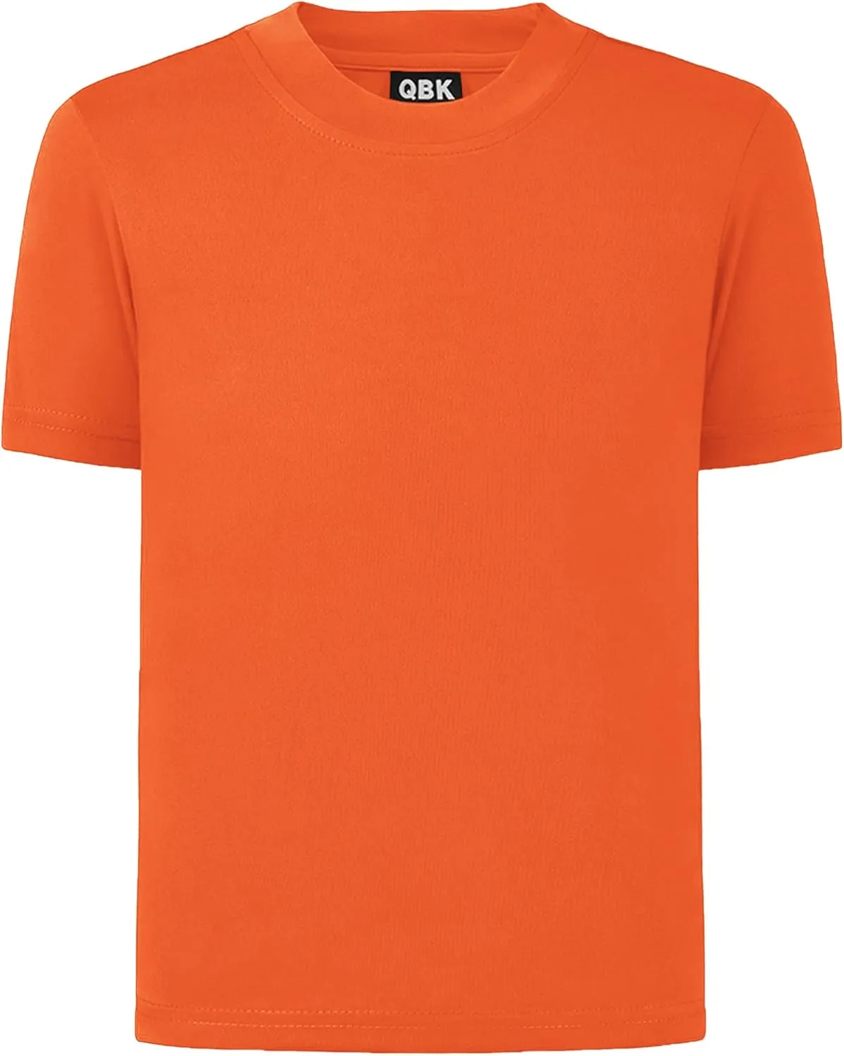 QBK 2T to Youth Neon Shirt Kids UPF 50  Dry Fit Athletic Short Sleeve T Shirts for Boys and Girls