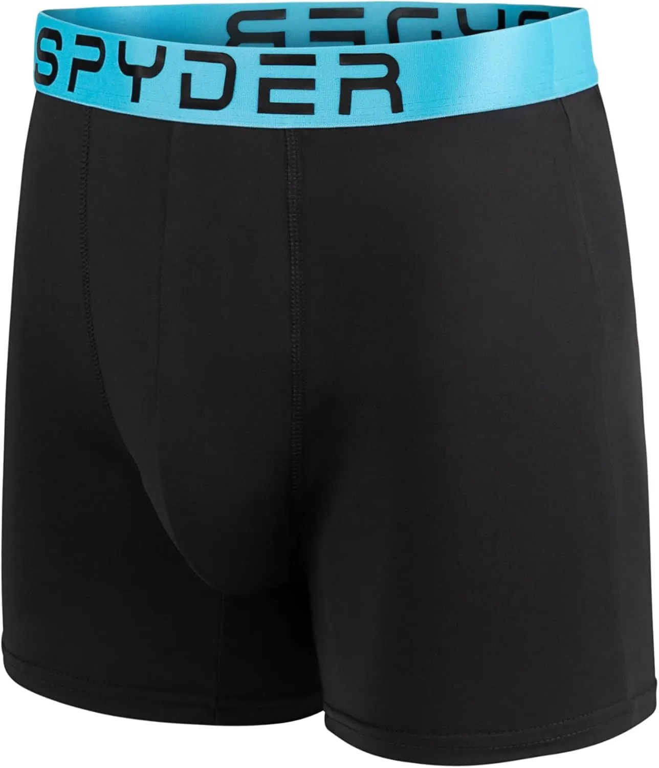 Spyder Mens Boxer Briefs 5 Pack Poly Spandex Performance Boxer Briefs Underwear