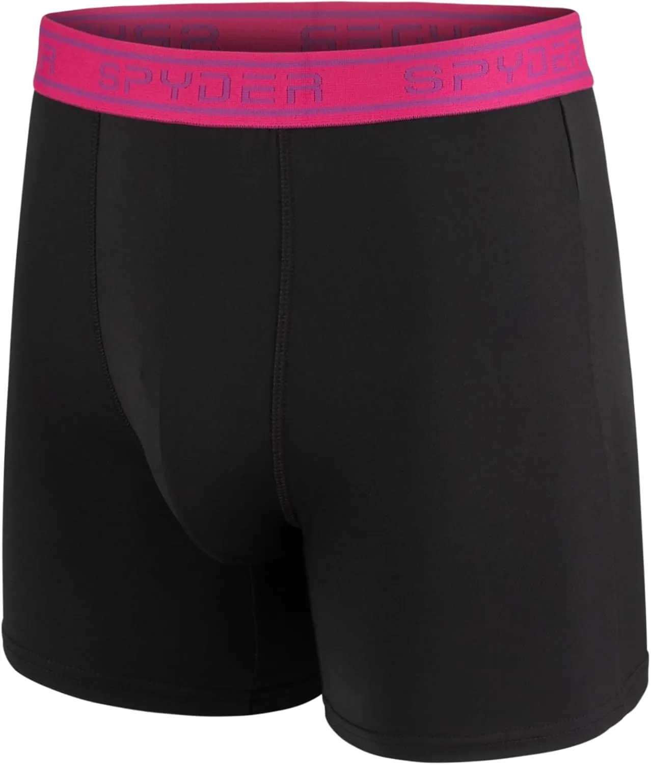 Spyder Mens Boxer Briefs 5 Pack Poly Spandex Performance Boxer Briefs Underwear