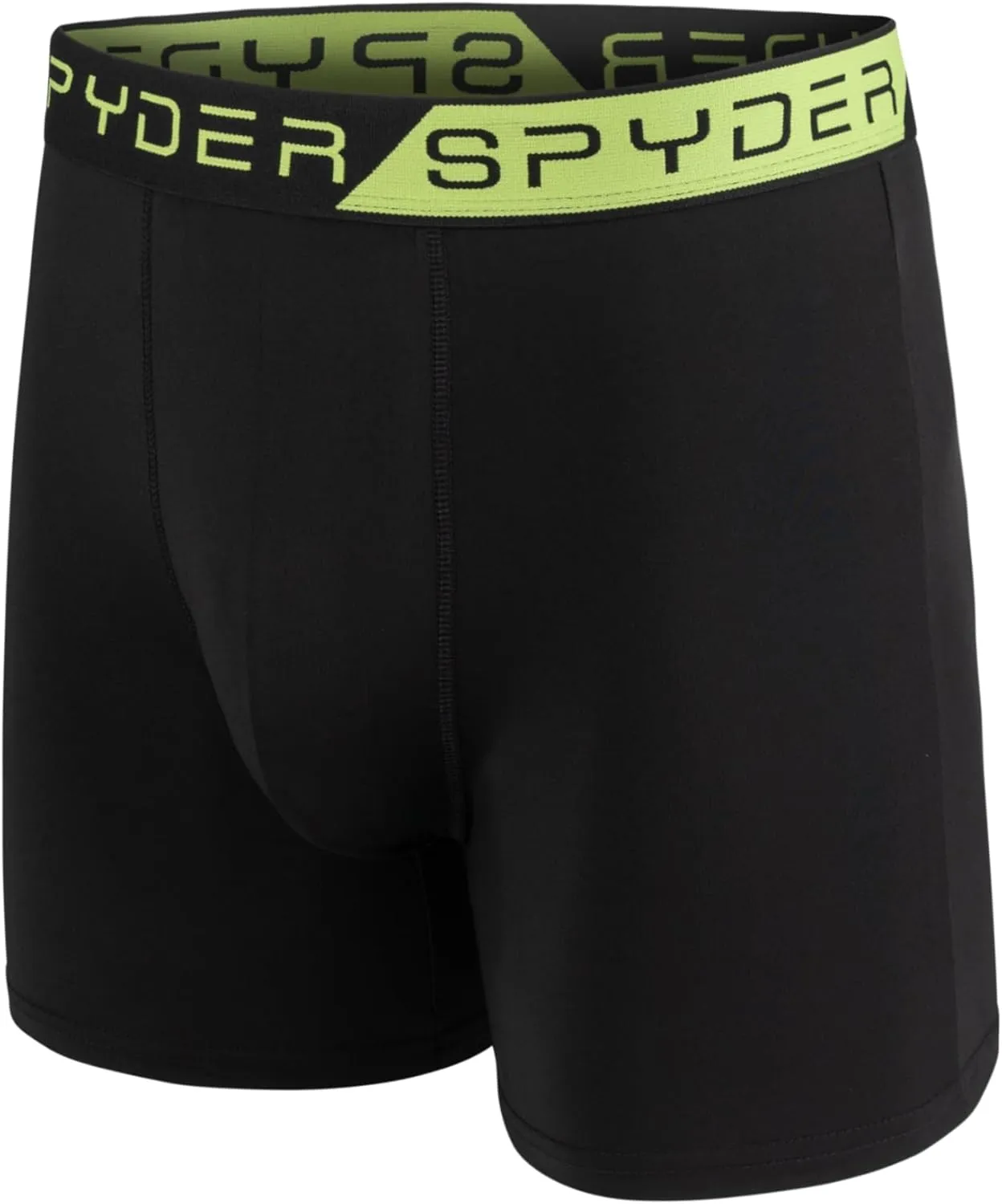 Spyder Mens Boxer Briefs 5 Pack Poly Spandex Performance Boxer Briefs Underwear