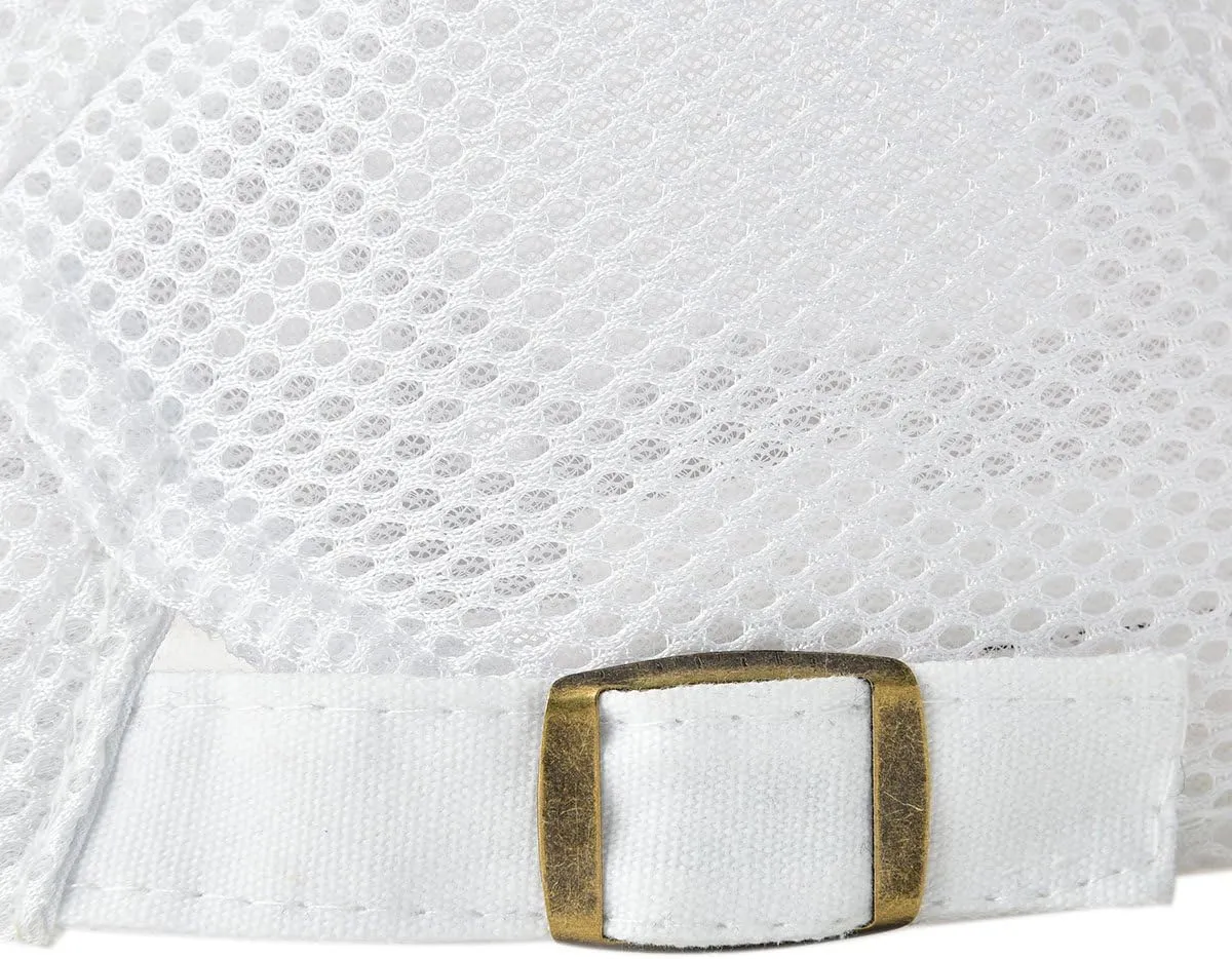 VOBOOM Men Breathable Mesh Summer Hat Adjustable Newsboy Beret Ivy Cabbie Flat Cap